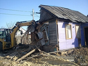 Демонтаж дома по Москве
